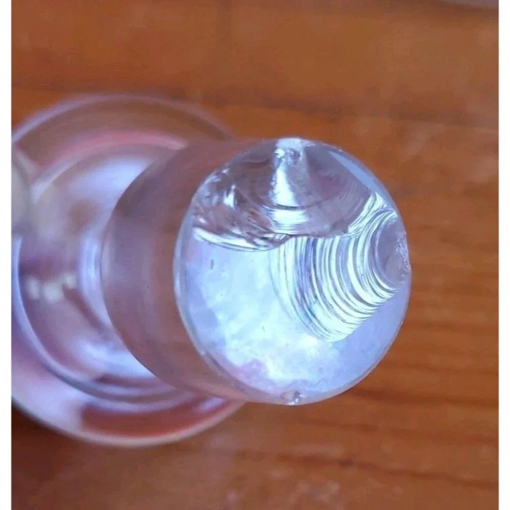 Blenko Williamsburg Custom Glass Bottle Hand-blown Ship's Decanter With Stopper